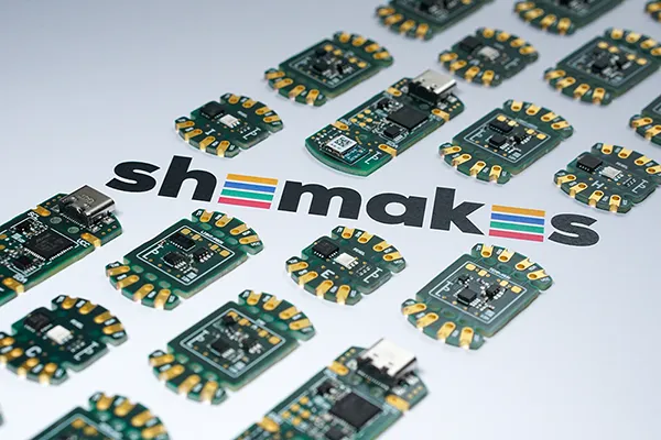 E-textile experiment — textile with integrated electronics and wiring